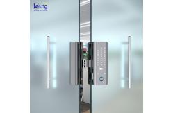 China Black Glass Digital Door Lock with Smart Tuya Wifi and Security Fingerprint supplier
