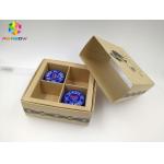 PVC / Kraft Custom Printed Paper Boxes , Gift Box Packaging With Transparent Window for sale