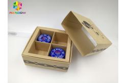 China PVC / Kraft Custom Printed Paper Boxes , Gift Box Packaging With Transparent Window supplier