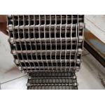 Chopped Vegetables Frozen Eye Link Belt , Food Grade Wire Mesh belt Easy Cleaning for sale