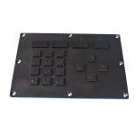 Dynamic Waterproof Plastic Industrial Metal Keypad With RS232 Interface for sale