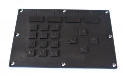 China Dynamic Waterproof Plastic Industrial Metal Keypad With RS232 Interface supplier