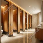 Restroom Dividers Support Customized Commercial Bathroom Partition Durable Scratch and Impact Resistant Toilet Partition Wall for sale