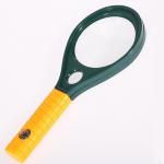 Durable Plastic Handheld Reading Magnifier 3x 8x Home Reading With Compass