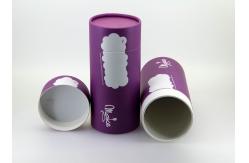 China Purple Empty Paper Can Packaging for Promotional Gift Package and Tea supplier