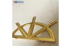 China Arched Gold Windows Colonial Bars In Double Glazing Decorative Hardware supplier