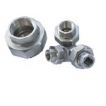 Pipe Ss304 Threaded Union Fitting Female Connector Stainless Steel Hexagon 1/2inch