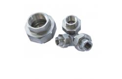 China Pipe Ss304 Threaded Union Fitting Female Connector Stainless Steel Hexagon 1/2inch supplier
