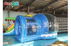 China 11.5FT Christmas Decoration Inflatable Snow Globe Transparent Bubble Tent supplier
