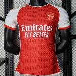 Permeable Red Football Shirt Durable Polyester Player Edition Jersey for sale