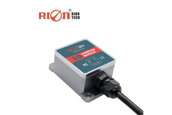 DCM260B IP67 Protection Dynamic 3D Digital Compass Sensor 0.8° Heading Accuracy