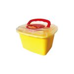 Medical Disposable square sharps containers for sale