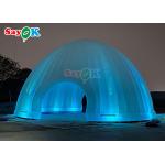 Cube Tarpaulin Inflatable Air Tent Event Inflatable Dome Marquee Igloo With LED for sale