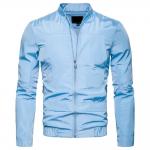 2018 autumn new british style slim styled male waterproof fashion stand collar thin jacket for sale