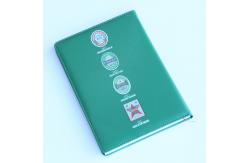 China Sponge Leather Custom Journal Notebook 320 Pages For Doodling / Song Writing / Notes supplier