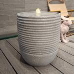 Tiered Electric Resin Garden Water Fountain For Outdoor Decor for sale