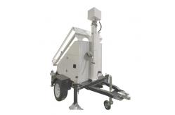 China High Performance 3*400W Panels Mobile Solar Trailer For Schools / Stadium supplier