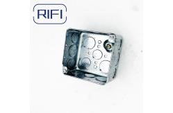 China Organized Long Lasting Wiring Electrical Junction Box With 2 Gang supplier
