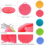 Kitchen Cleaning Silicone Mold Tools , Silicon Sponge Brush Dish Washing Sponge Scrubber