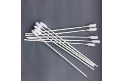 China Disposable Oral Foam Swabs , Medical Foam Swabs With White PP Stick supplier