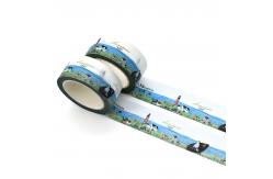 China No Residue Printed Japanese Washi Paper Tape For Stationery supplier