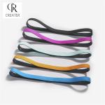 Elastic Running Non Slip Silicone Yoga Hair Headband Wraps Custom Sports Accessories for sale