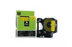 China D1 Label Tape Cassette Black On Yellow , 6mm / 12mm Labelling Machine Cartridges supplier