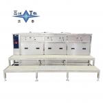 Customized Manual Ultrasonic Cleaner 40KW Ultra Cleaning Machine With Rinsing And Hot Air Drying for sale