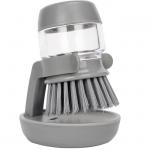 Dishwasher Cleaning Brush With Drip Tray For Kitchen Dish Soap Dispenser for sale