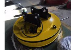 China Flat Round Magnets Plate Lifting Magnets For  Steel Some Scrap Metal Yard supplier