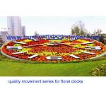 floral/flower and garden clock movement 3m 3.5m 4m 5m 6m 7m 8m 9m 12m diameters clock face for sale
