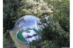 China Customized Inflatable Bubble Tent , Transparent Bubble Rooms 2 Years Warranty supplier