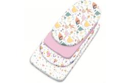 China Customizable Cradle Mattress Sheets Fitted Crib Sheets Universal Style For All Season supplier