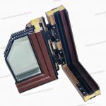 Glazing Aluminum Window Thermal Break Sliding Doors Profile High Security for sale