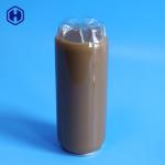 Cold Coffee Fill 16 OZ  Plastic Soda Cans With Screen Printing for sale