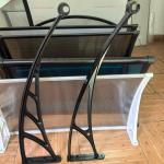 Sturdy Aluminum Alloy Bracket DIY Awnings Parts To Hold Polycarbonate Sheets Securely Under Wind Rain Or Snow Loads for sale