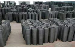 China Black Steel Crimped Wire Mesh ,  Rod Vibrating 18 Gauge Woven Wire Mesh supplier