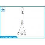 Three Feet Pendant Light Hardware Kit With Hook , Self Locking Outdoor String Light Hanging Kit for sale