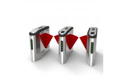 China Airport Security Flap Barrier Turnstile Swing Gate Face Recognition Parking Qr Code supplier