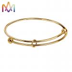 68mm SS304 Expandable Charm Bangle Bracelets For Girls for sale
