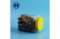 China 1200ml Rectangular Leak Proof Plastic Jar For Cashew Nuts Diameter 87mm supplier