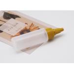 Plastic Cylinder Frosted Clear Bottle 30ml With Screw Long Nozzle Cap Cosmetic for sale