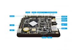 China CPU Embedded ARM RK3288 Board DC Power Supply RTC WiFi Kiosk Advertising Machine supplier