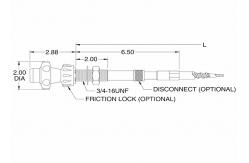 China Corrosion Proof Control Cable Assembly Micro Adjust Series  Control Heads supplier