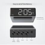 Multi Function 10W Wireless Charging Clock Mobile phone Fast Charger