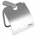 RustProof Toilet Paper Holder With Cover Stainless Steel 304 Brushed Silver for sale
