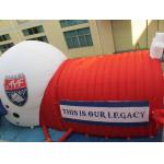 customized printed inflatable football helmet tunnel,inflatable entrance tunnel for sale