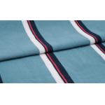 Refreshing, Breathable And Healthy Natural Striped Knit Fabric For Casual Wear for sale