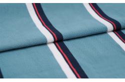 China Refreshing, Breathable And Healthy Natural Striped Knit Fabric For Casual Wear supplier