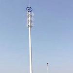 Artificial Self Supporting 50m Monopole Steel Tower for sale
